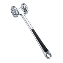Meat Tenderizer Hammer with Ergonomic Grip for Steak Pork Chicken, Heavy Duty Zinc Alloy Tool
