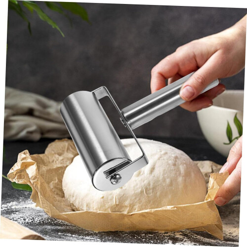 Rolling Pin NonStick Dough Roller for Baking Cookies Pizza Pasta Smooth Edge Kitchen Tool 2