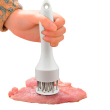 Stainless Steel Meat Tenderizer 21Pin Tool for Beef Pork Chicken Steak Kitchen Use