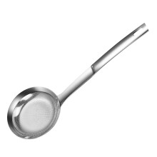 Stainless Steel Skimmer Spoon with Fine Mesh for Frying, Efficient Oil Strainer for Healthier Cooking