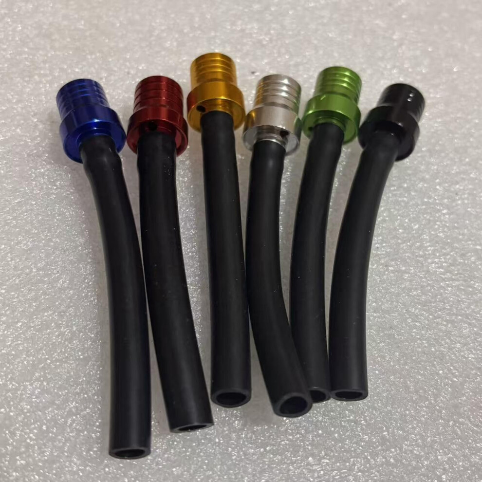 6Pc Motorcycle Gas Cap Vent Hose Prevents Fuel Overflow For Dirt Bike And Atv 9070919564833