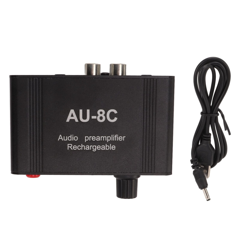 Headphone Amplifier With Usb, 20Db Gain Stereo Audio Preamp, Noise Reduction, Aluminum Shell 9455672511810