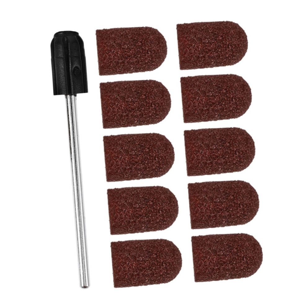 Nail Drill Bits Set 10pcs Professional Manicure Grinding Heads for Precision Shaping and Dead Skin Removal