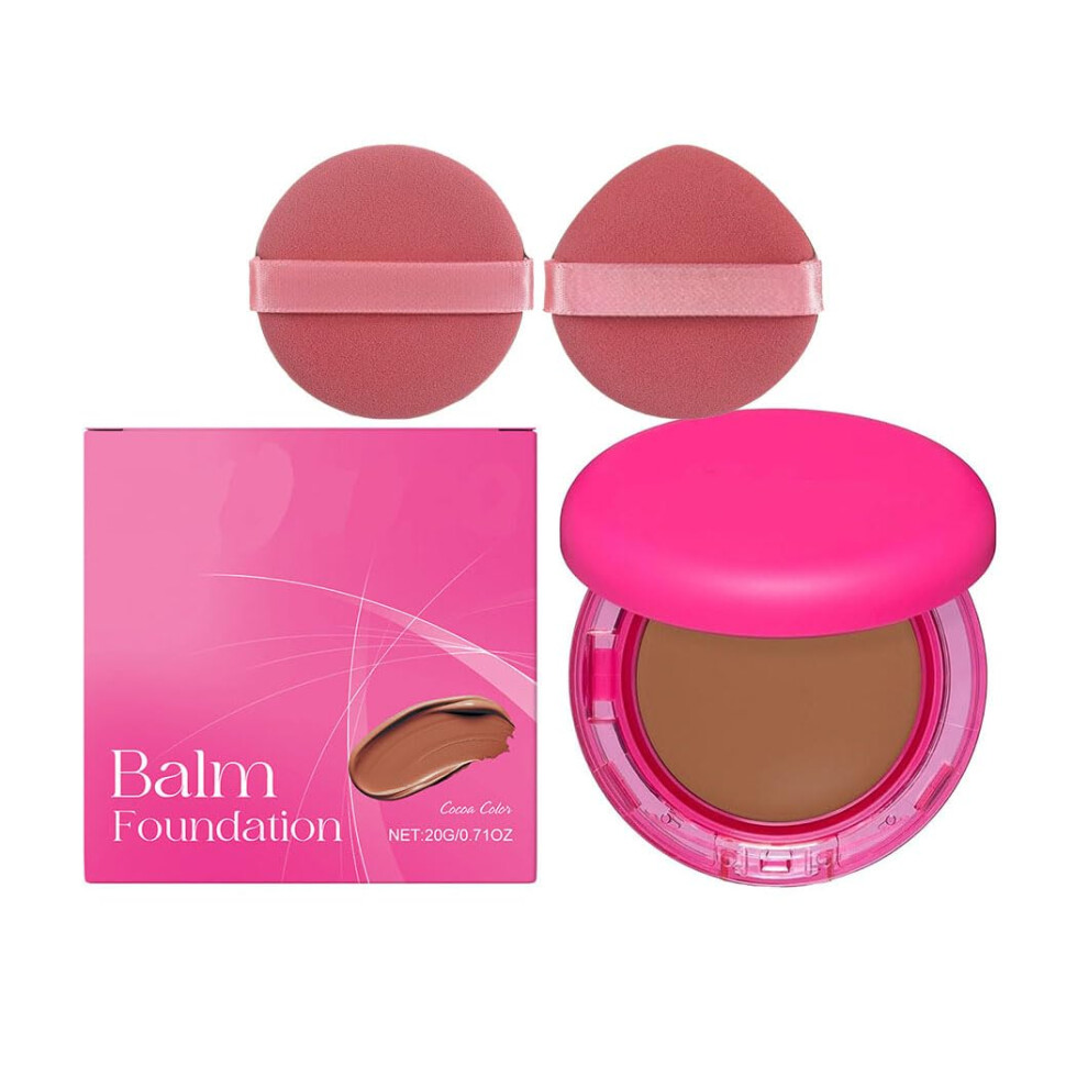 Vegan Satin Finish Concealer and Buildable Foundation Cocoa Shade for All Skin Types-image-OPC-PR8M7GV-NEW