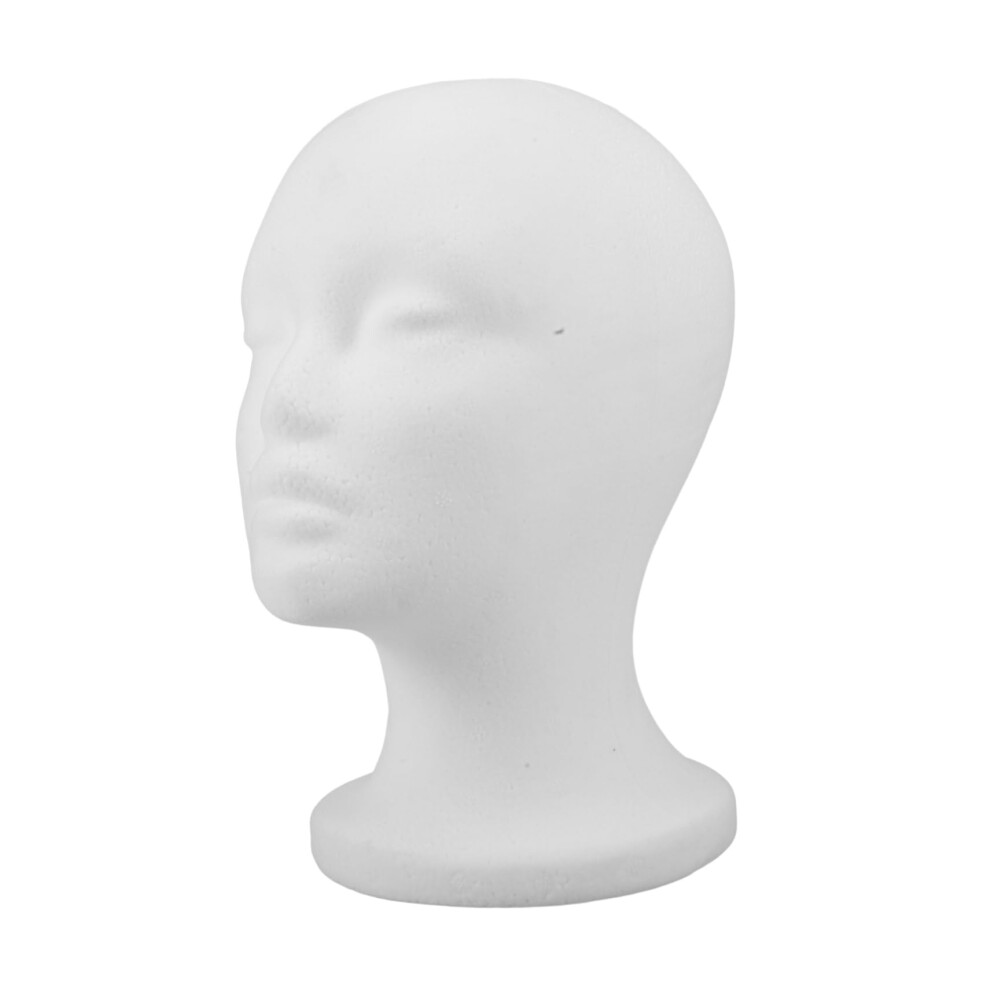 Unisex Wig Mannequin Head With Realistic Human Hair For Wig Making And Styling Display