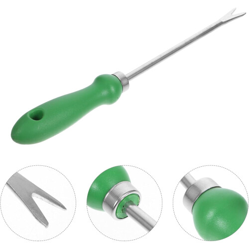 Weeding Tool with Ergonomic Handle and Sharp Tip for Vegetable Garden Grass Removal 1