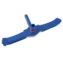 Pool Vacuum Head Weighted Half Moon 2 in 1 Brush for Inground and Above Ground Swimming Pools