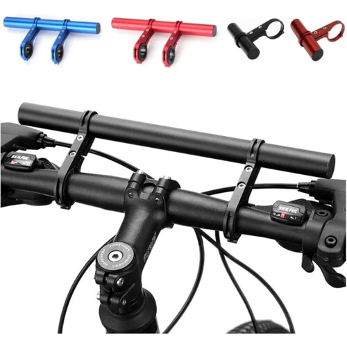 Bike Handlebar Extension Bracket 30cm Aluminum Alloy for Light and Computer Mount Secure Setup 1