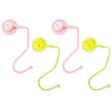 4Pcs Table Purse Holder Hook Plastic Alloy Handbag Hanger for Desk
