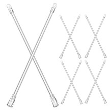 10pcs Clear Vertical Blind Wand Replacement with Hook