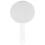 White Plastic Makeup Mirror Foldable Desk Mirror for Ladies 1