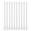 10pcs Clear Vertical Blind Wand Replacement with Hook 10