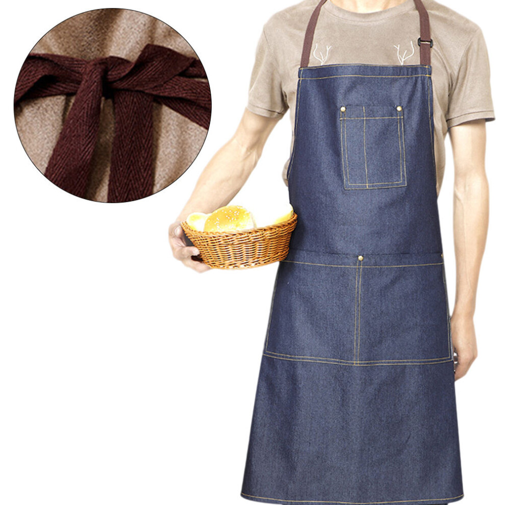 1Pc Chef Apron Hairdresser Apron Hairstylist Apron Work Pocket 3073332124253