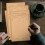 80Pcs Elegant Light Brown Letter Paper Pack Blank Retro Writing Paper 4