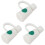 3Pcs Green Silicone Straw Covers Cute Straw Protectors Splash Proof 6
