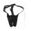 Black Polyester Dog Muzzle Soft Mesh Breathable Adjustable Guard 2