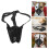 Black Polyester Dog Muzzle Soft Mesh Breathable Adjustable Guard 6