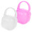 2Pcs Portable Baby Pacifier Holder Case Assorted Colors PP Storage Box 4