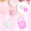2Pcs Portable Baby Pacifier Holder Case Assorted Colors PP Storage Box 10