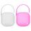 2Pcs Portable Baby Pacifier Holder Case Assorted Colors PP Storage Box 9