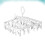 Clothes Drying Hanger Foldable Hanger 1set Silver 6