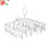 Clothes Drying Hanger Foldable Hanger 1set Silver 7