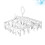 Clothes Drying Hanger Foldable Hanger 1set Silver 4