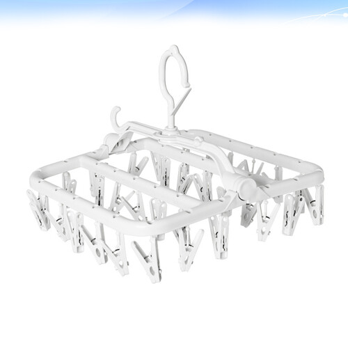 Clothes Drying Hanger Foldable Hanger 1set Silver 2