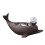 Coffee Creative Ceramic Aromatherapy Dolphin Incense Holder 4