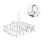 Clothes Drying Hanger Foldable Hanger 1set Silver 8