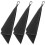 3Pcs Portable Black Microfiber Golfing Towels Breathable Outdoor Use 8