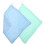 2Pièces Carrés En Coton Absorbants Pour Multicolores 8