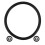 1Set Black Silicone Washers for Bathroom Vessel Sink Mounting Ring 3