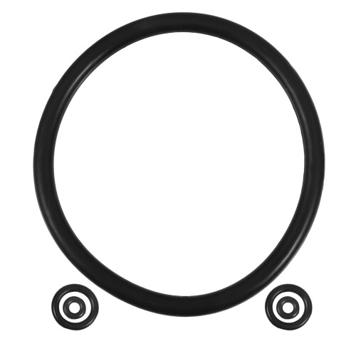 1Set Black Silicone Washers for Bathroom Vessel Sink Mounting Ring 2