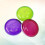 3Pcs Portable Medicine Case PP Material 3 Compartments Assorted Colors 7