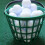 Durable Green Plastic Golfball Storage Basket for Outdoor Use 3