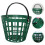 Durable Green Plastic Golfball Storage Basket for Outdoor Use 9