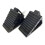 2Pcs Black Rubber Wheel Chock Durable Truck Parking Block with Handle 6