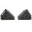 2Pcs Black Rubber Wheel Chock Durable Truck Parking Block with Handle 7