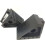 2Pcs Black Rubber Wheel Chock Durable Truck Parking Block with Handle 3