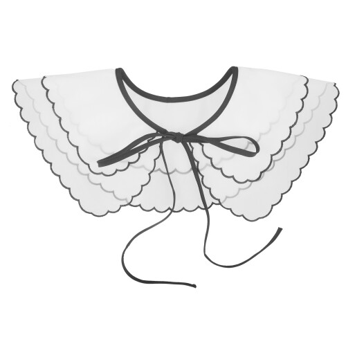 Multi Color Organza Mesh Lace Dicky Collar Removable for Ladies
