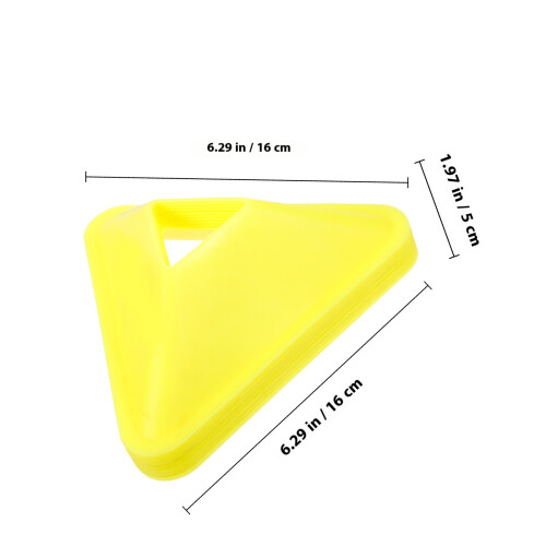 10Pcs Small Orange Soccer Cones Pe Material for Agility & Training 1