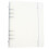 2Stk Robuste Notizbuchhülle Aus PP Und Eisen Weiß Portable Binder 1
