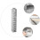 1Pc Practical Grey Storage Bag Durable Non-Woven Hanging Hats Cover 7