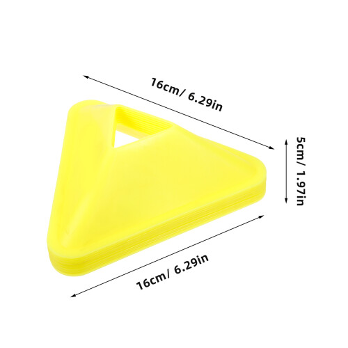 10Pcs Small Orange Soccer Cones Pe Material for Agility & Training 2