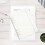 2Stk Robuste Notizbuchhülle Aus PP Und Eisen Weiß Portable Binder 5