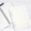 2Stk Robuste Notizbuchhülle Aus PP Und Eisen Weiß Portable Binder 8