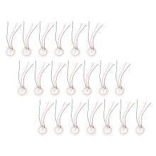 20Pcs Silver Piezoelectric Steel Buzzers for Guitar and Electrical Use