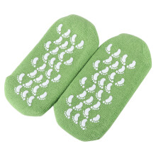 anti-slip durable silicone socks for yoga ballet dance fitness green