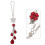 Auto Hangende Decoratie Auto Strass Hanger Achter Rood 2